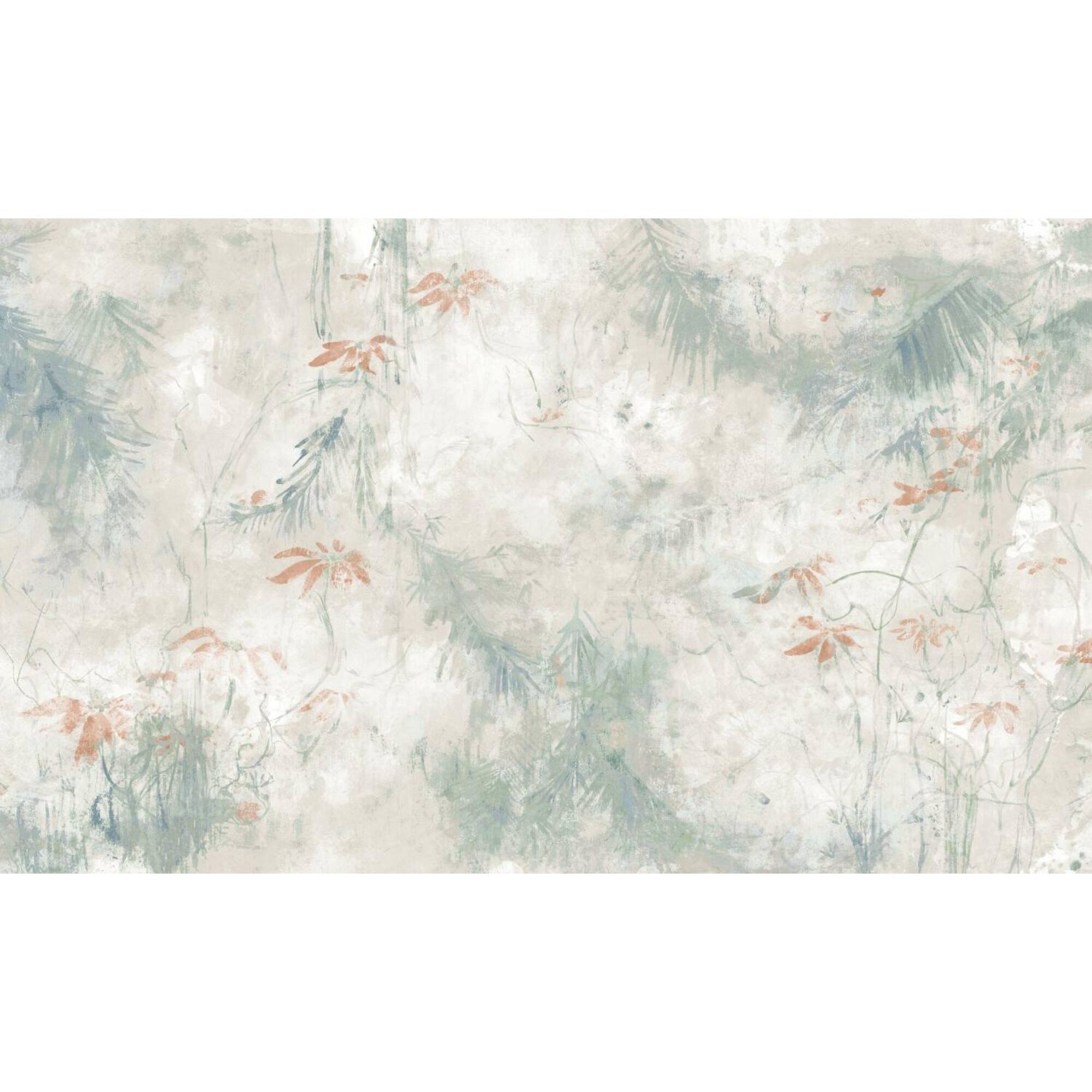 RoomMates Jungle Lily Mural Peel & Stick Wallpaper